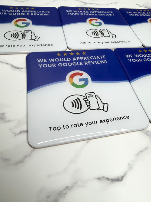 5-Pack NFC Google Review Cards