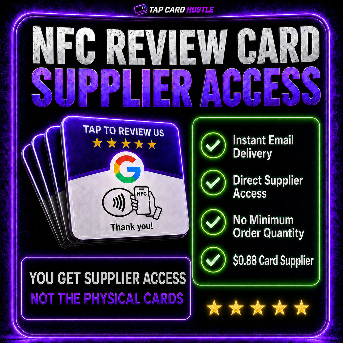 NFC Review Card Supplier ACCESS