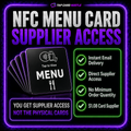 NFC Menu Card Supplier Access