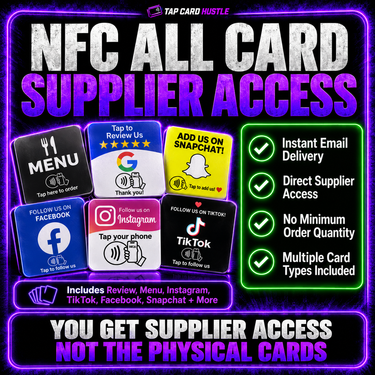 NFC All Card Supplier Access